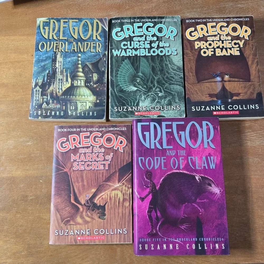Scholastic Underland Chronicles 5-Book Set Kids Suzanne Collins PB & HC Books